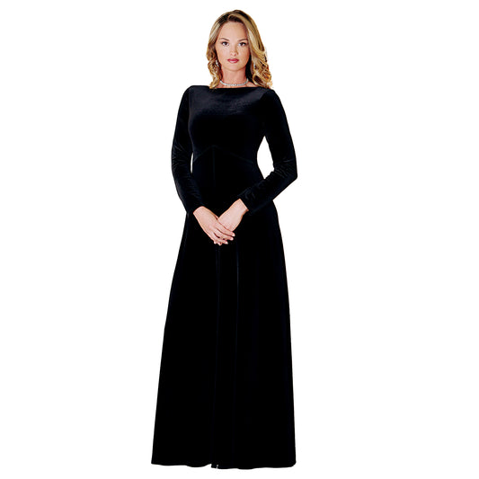 Inverted-V Empire Waistline Dress