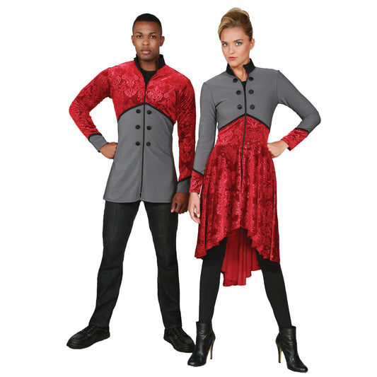 Matching Royal Stretch Velvet Jackets