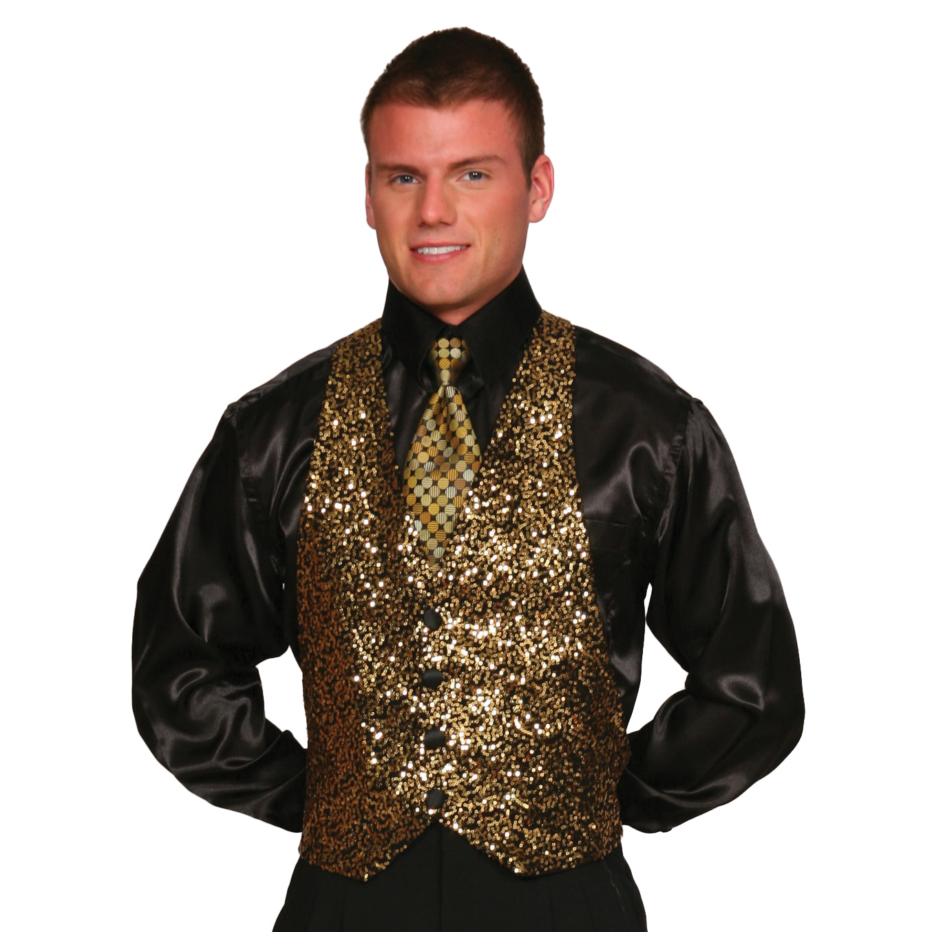 Sequin Backless Vest Dance Sophisticates Sequin Backless Vest Dance Sophisticates
