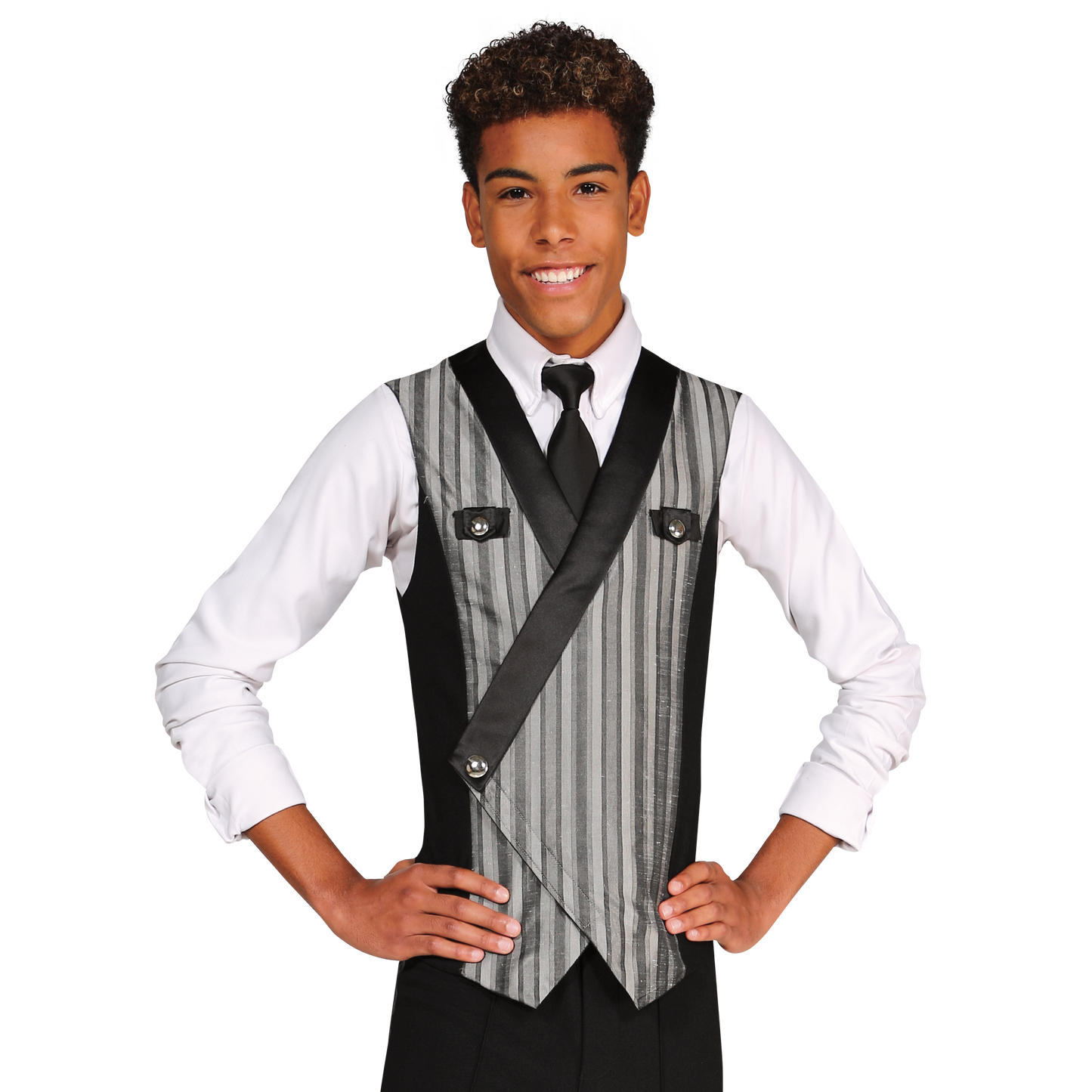 Mens Stripe Vest