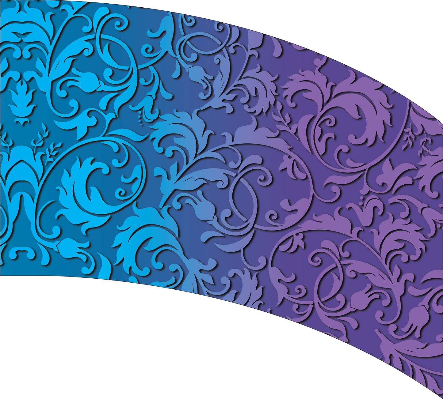 Curved Rectangle Flag