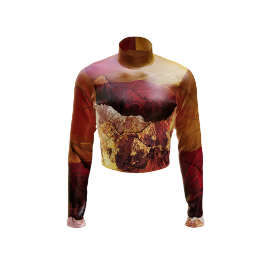 Emotion Band Top - Engineered Print