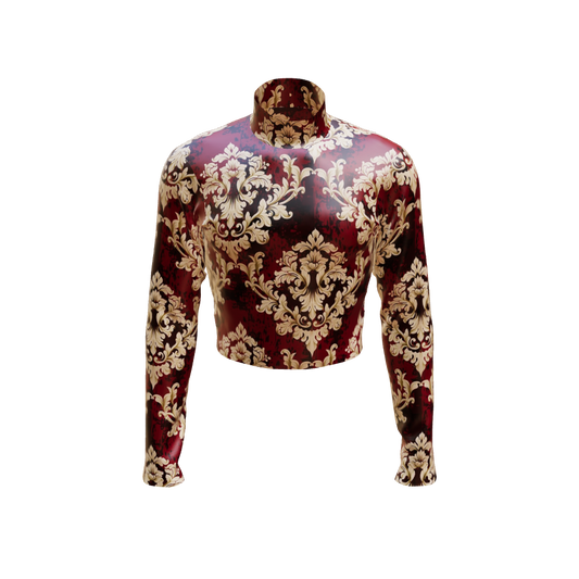 Emotion Band Top - Repeating Print