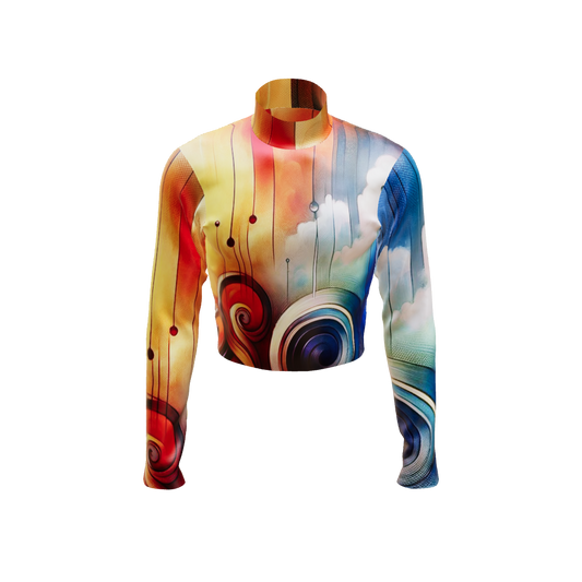 Emotion Band Top - Engineered Print