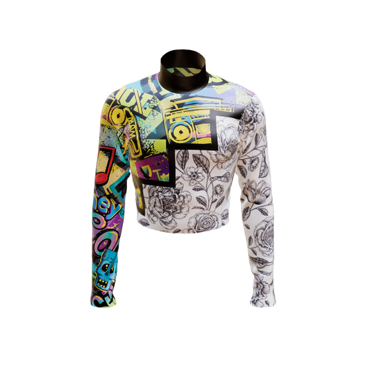 Emotion Band Top - Engineered Print