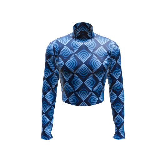 Emotion Band Top - Repeating Print
