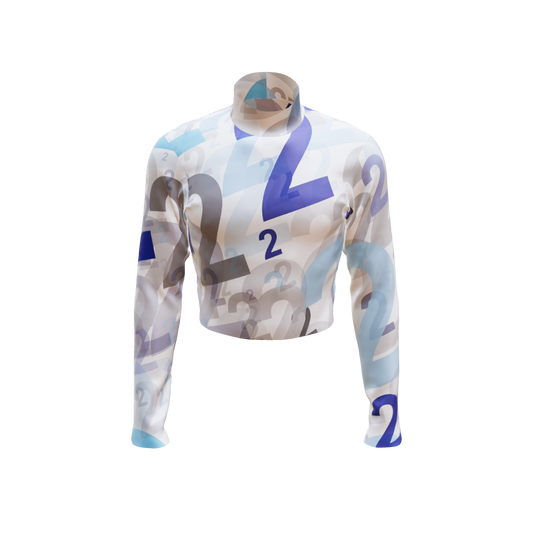 Emotion Band Top - Repeating Print
