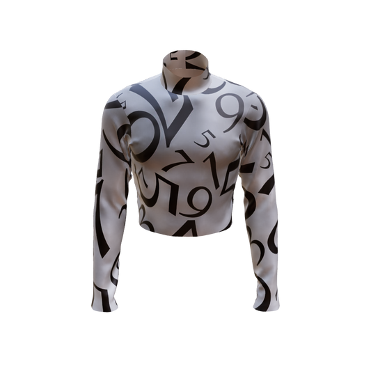 Emotion Band Top - Repeating Print