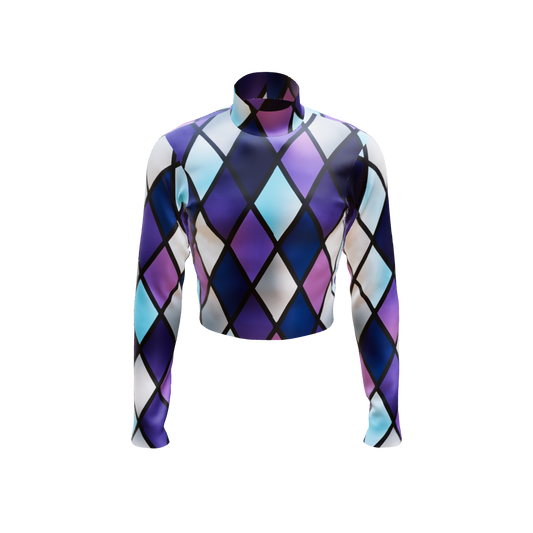 Emotion Band Top - Repeating Print