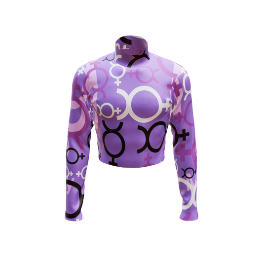 Emotion Band Top - Repeating Print