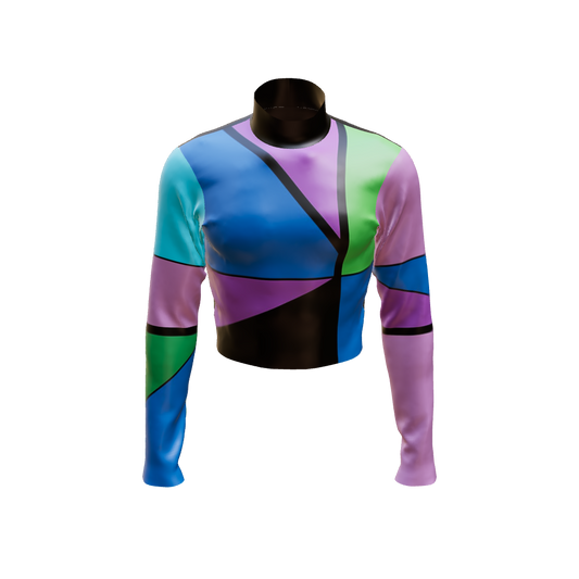 Emotion Band Top - Engineered Print