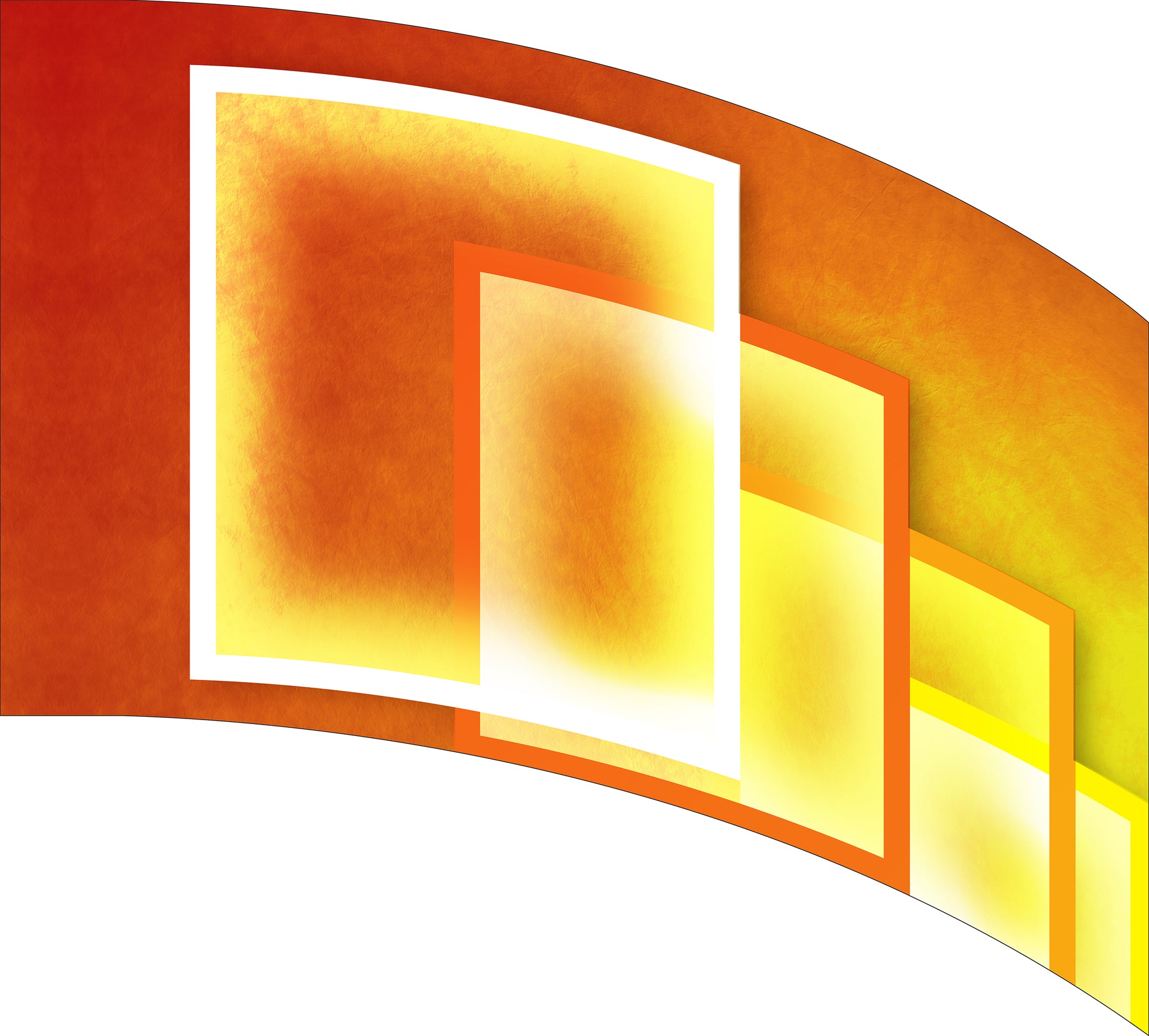 Curved Rectangle Flag DP2076