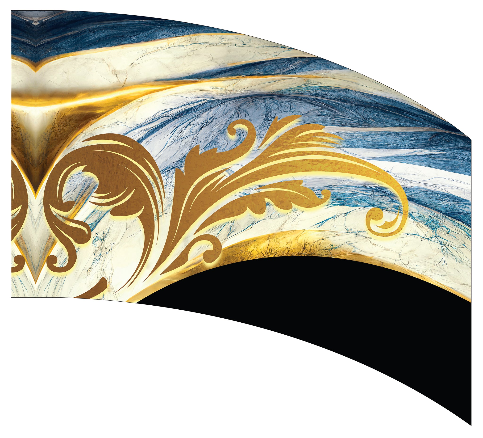 Curved Rectangle Flag DP2100