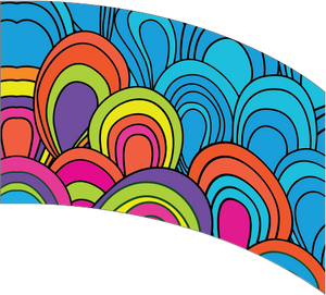 Curved Rectangle Flag DP2042