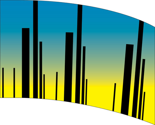 Curved Rectangle Flag