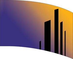 Curved Rectangle Flag DP2210