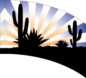 Curved Rectangle Flag DP2161