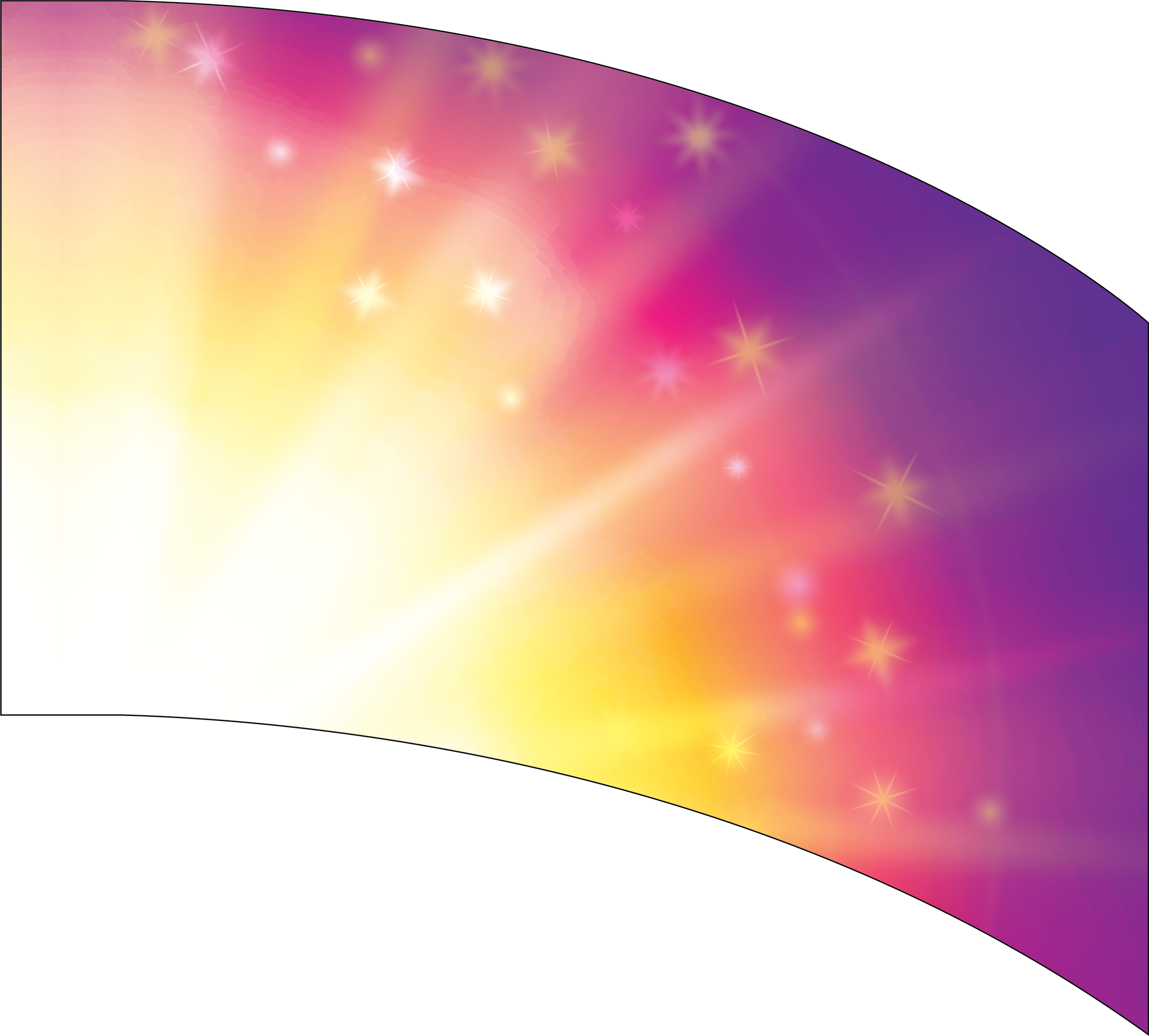 Curved Rectangle Flag DP2165