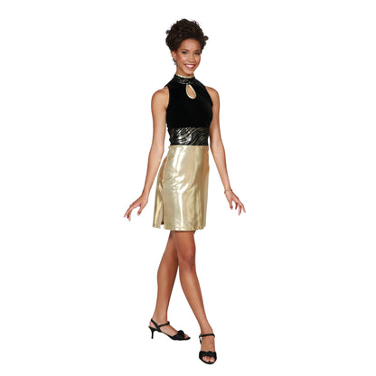 Pencil Skirt & Keyhole Dress with Tearaway Skirt