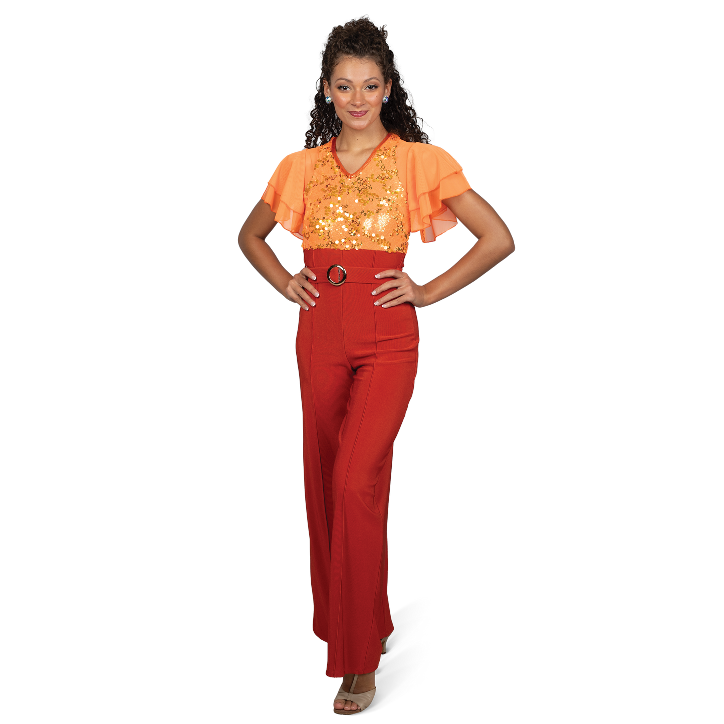 Sequin Bodice Unitard