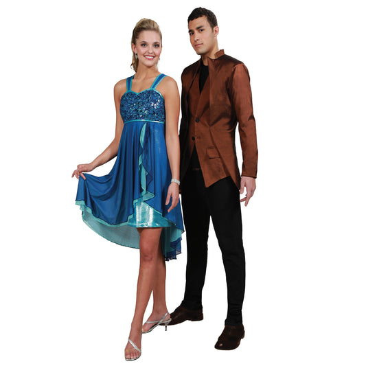 Sequin Lace & Taffeta Couples Look