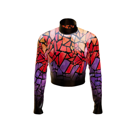 Emotion Band Top - Engineered Print