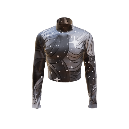 Emotion Band Top - Engineered Print