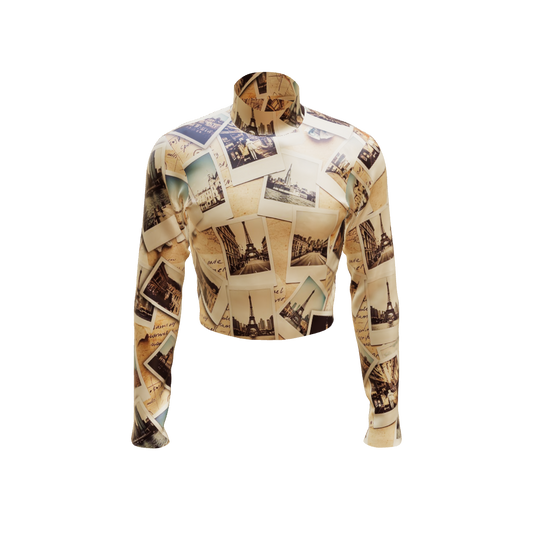 Emotion Band Top - Engineered Print