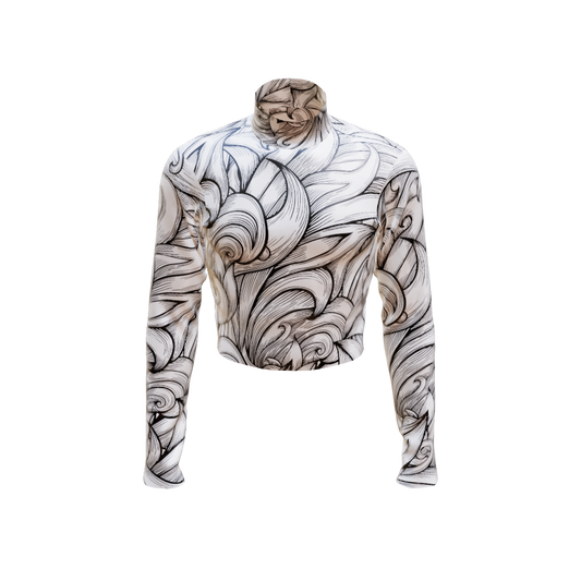 Emotion Band Top - Engineered Print