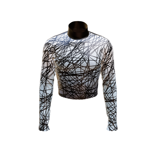 Emotion Band Top - Engineered Print