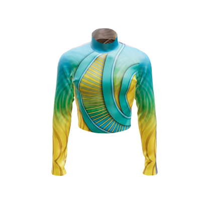 Emotion Band Top - Engineered Print