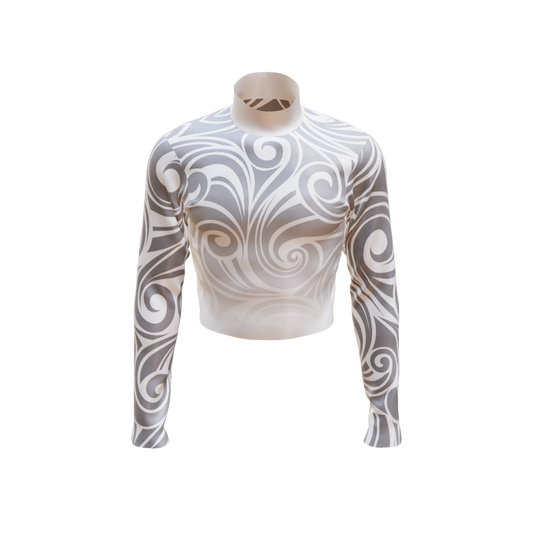 Emotion Band Top - Engineered Print