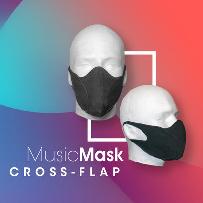 PPE Music Mask Cross-Flap